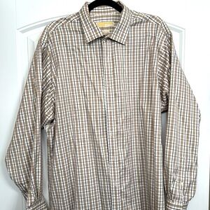 Michael Kors 17 1/2 34/35 Men’s button up long sleeve